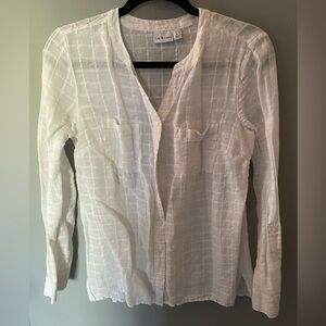 Women’s Kim Roger’s white button down blouse